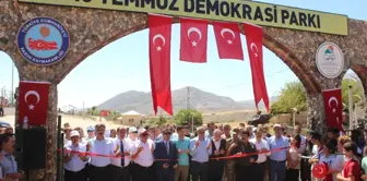 Sason'da 5 Temmuz Demokrasi Parkı Açıldı