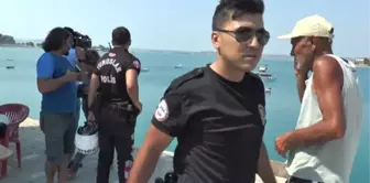 Gölde Mahsur Kalan Gençlere Polis Yardımı