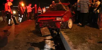 Alkollü Sürücü Yoldan Çıkıp Takla Attı: 1 Ölü 1 Yaralı