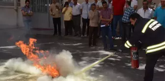 Kırmızı Kod Ekibine Yangın Eğitimi Verildi