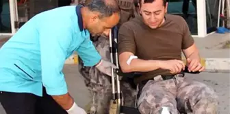 Yaralı Özel Harekatçı, Ayağına Dikiş Attırıp Operasyona Gitti