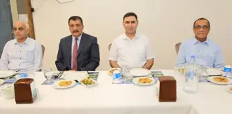 Başkan Gürkan'dan Kaymakam Yılmaz'a Veda Yemeği