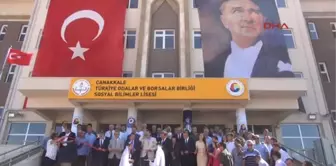 Çanakkale TOBB Başkanı Hisarcıklıoğlu Çanakkale'de