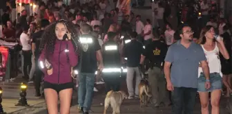 Bodrum'da 250 Polis ile Barlar Sokağında Huzur Operasyonu