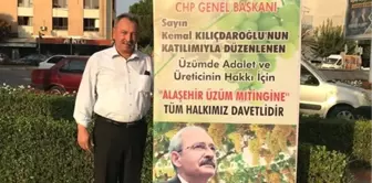 CHP'li Nurlu, Üzüm Üreticilerini Mitinge Davet Etti