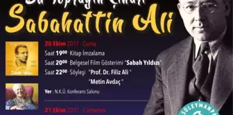 Ölümünün 110. Yılında Sabahattin Ali Anılacak