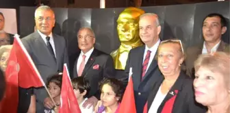 Başbuğ, Mersin'de Atatürk Büstü Açtı