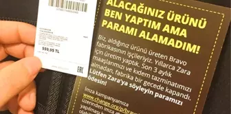 Maaşlarını Alamayan İşçiler, Ürünlere Taktıkları İlginç Etiketle Müşteriden Destek İstedi