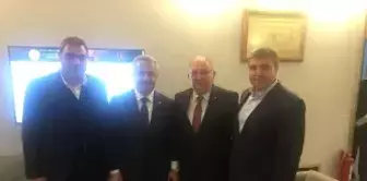 AK Parti Edirne Heyeti Bakan Arslan'la Görüştü