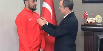 Milli Sporcudan İbanoğlu'na Ziyaret