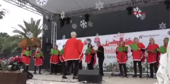 Antalya Alanya'da Noel Pazarı Kuruldu