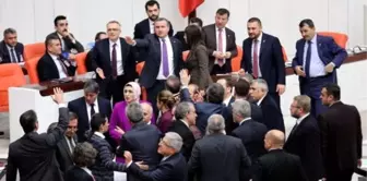 HDP'li Vekil 'Ahlaksızlık Yapma!' Diye Bağırdı, Meclis Birbirine Girdi