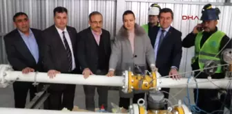 İzmir Bergama'ya Test İçin İlk Doğalgaz Verildi