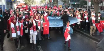 Şanlıurfa'da Binlerce Vatandaş Sarıkamış Şehitleri İçin Yürüdü