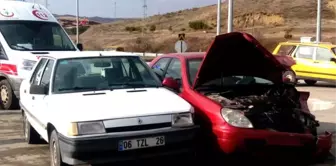 Sungurlu'da Trafik Kazası; 4 Yaralı