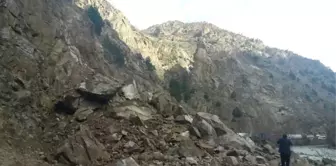 Artvin-Ardahan Karayolu'nda Heyelan