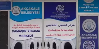 Dar Gelirli Aileler İçin Akçakale'de Çamaşırhane Hizmeti