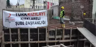 Türk Kızılayı Kırklareli Şube Binasının Temeli Atıldı