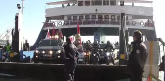 Motorcular Şehitler İçin Direksiyona Geçti