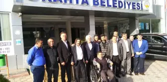 Kahta Belediyesinden Engellilere Tekerlekli Sandalye