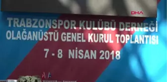 Trabzonspor'un Olağanüstü Genel Kurulu Başladı - Hd