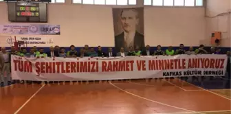 Tokat'ta, Şehitleri Anma Kaymakamlık Kupası Voleybol Turnuvası