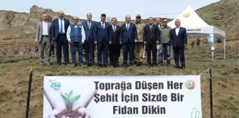 Erzurum'da Fidanlar Toprakla Buluştu