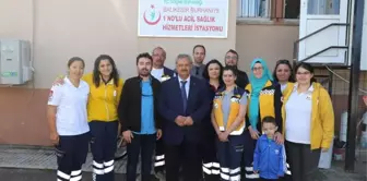 Başkan Uysal'dan 112 Acil Servis İstasyonu'na Ziyaret