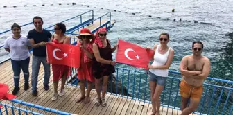 Antalya'da Mavi Bayraklı Falez Plajları Açıldı