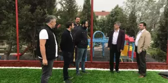 Başkan Bakıcı, Şeyh Şamil Parkı'nda Çalışmaları İnceledi