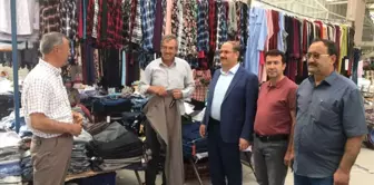 Başkan Yaka, Sergi Pazarı Esnafını Ziyaret Etti