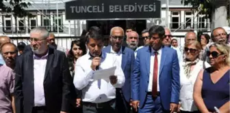 Tunceli'de CHP'lilerden Belediye'ye Tepki