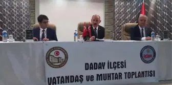 Vali Karadeniz, Daday'da Halk Toplantısına Katıldı