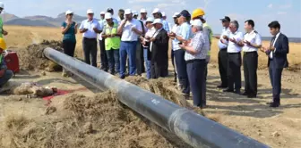 Kulu'ya Doğal Gaz Boru Hattı Birleştirme Çalışmaları Başladı