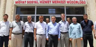 Kaymakam Tekin, Shm Müdürü Çelik'i Ziyaret Etti