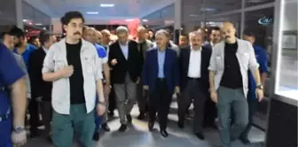 Sağlık Bakanı Ahmet Demircan ile Ulaştırma, Denizcilik ve Haberleşme Bakanı Ahmet Arslan, Tren...