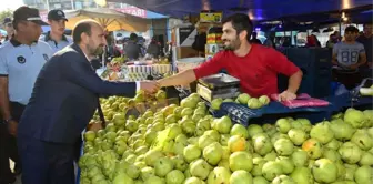 Başkan Edebali Pazar Denetiminde