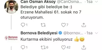 Bornova Belediyesinden Ceket Kurtarma Operasyonu