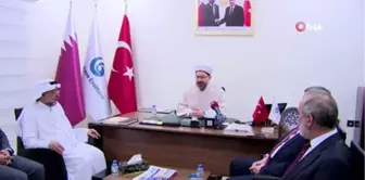 Diyanet İşleri Başkanı Erbaş, Katar'da Yunus Emre Enstitüsü'nü Ziyaret Etti