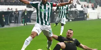 Spor Toto Süper Lig: Bursaspor: 1 - Evkur Yeni Malatyaspor: 0 (İlk Yarı)