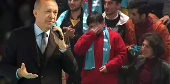 Erdoğan, Ağlayan Çocuğa Böyle Seslendi: Deden Kurban Olsun Sana