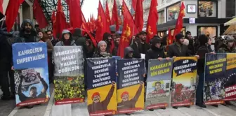 Kadıköy'de Maduro'ya Destek Yürüyüşü