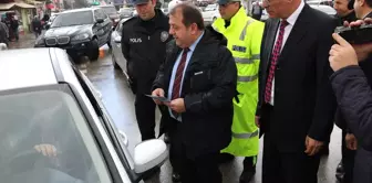 Kaymakam Özdemir Yayalar İçin Trafik Uygulamasına Katıldı