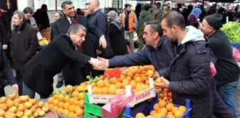 Başkan Adayı Şekerdağ, Milletvekili Erol'la Seçim Çalışmalarına Devam Ediyor