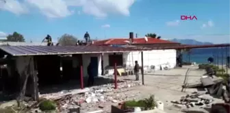 Muğla Kaynak Yaparken Bitişikteki Restoranın Deposunu Yaktılar