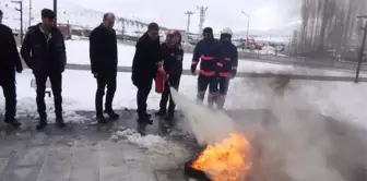 Turgut Özal Üniversitesi'nde Yangın Tatbikatı