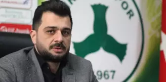 Giresunspor Başkanı Sacit Ali Eren'den Camiaya Mesaj