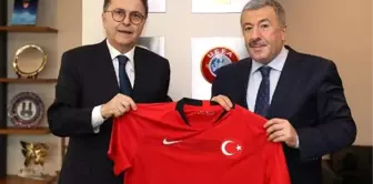 Mustafa Çalışkan'dan Tff Başkanı Güreli'ye Nezaket Ziyareti