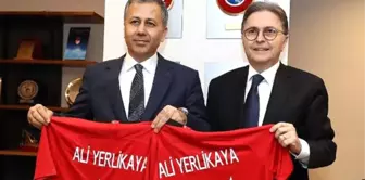 İstanbul Valisi Ali Yerlikaya'dan TFF Başkanı Hüsnü Güreli'ye Ziyaret