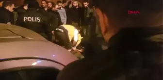 Şişli'de Motosiklet Önüne Çıkan Otomobile Çarptı 1 Yaralı